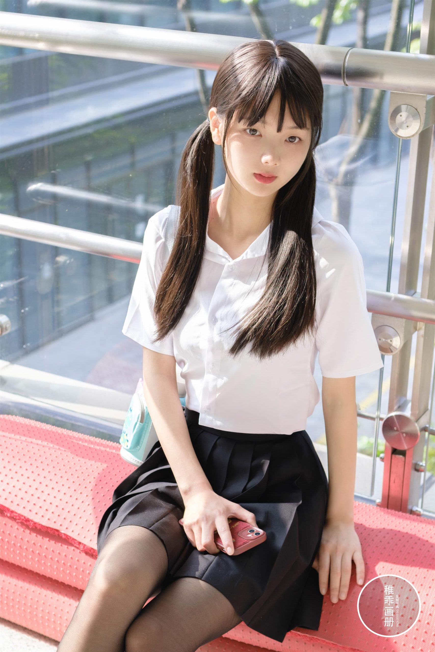 Cosplay 柴系小乖 稚乖画册 夜夜 逛街13d黑丝