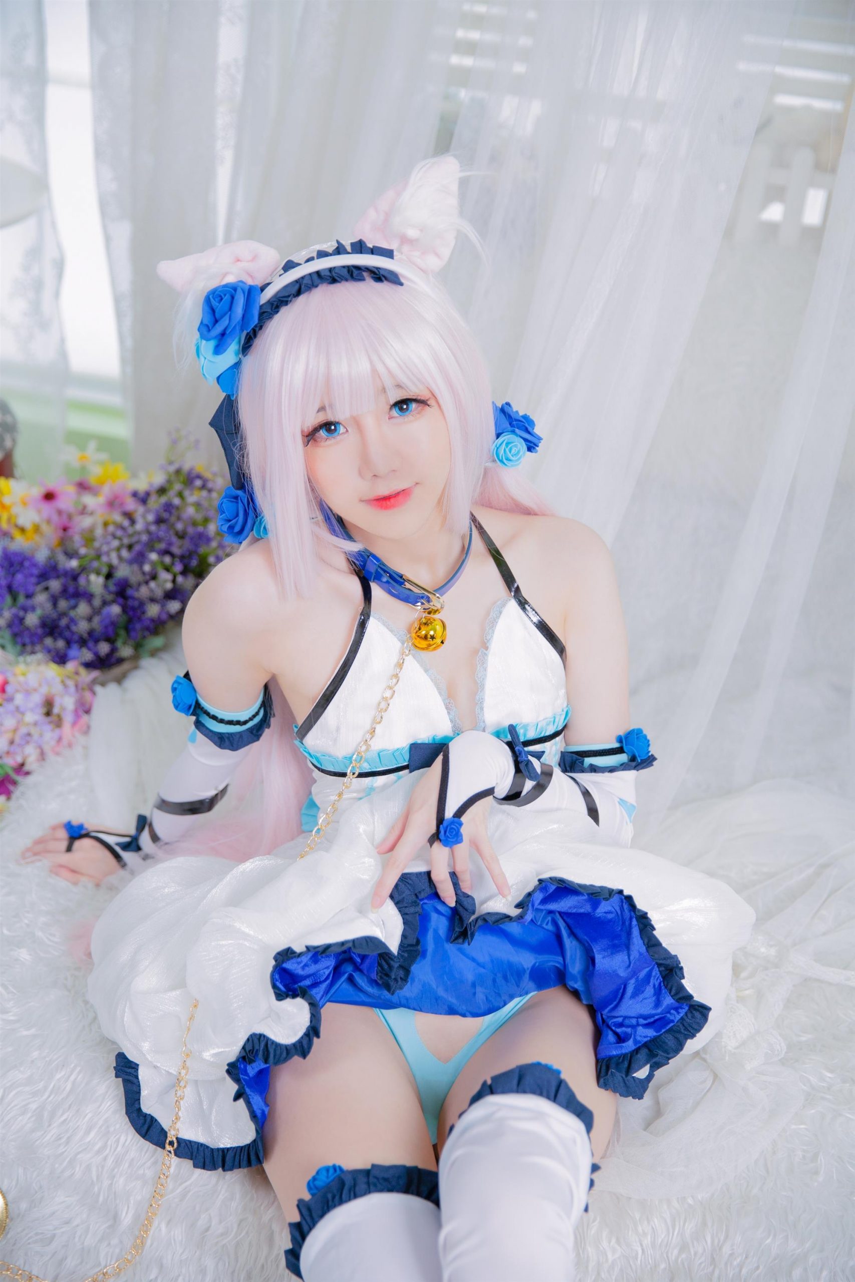 Cosplay Sally Dorasnow Nekopara Vanilla Lingerie
