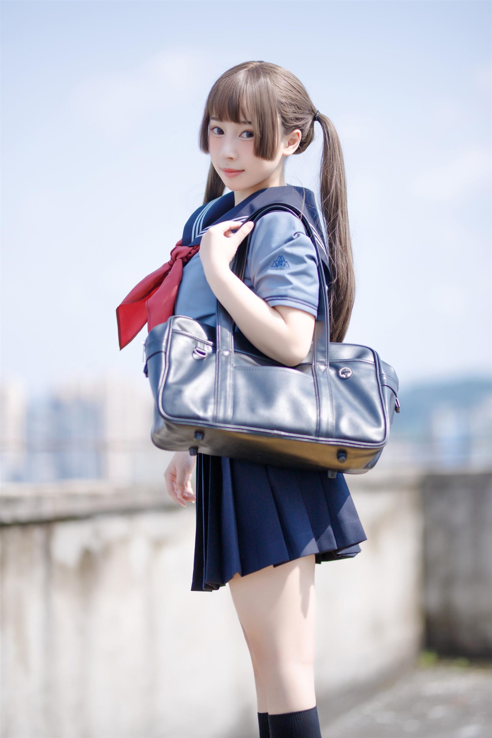 Cosplay 胡桃猫Kurumineko 天台的爱之告白