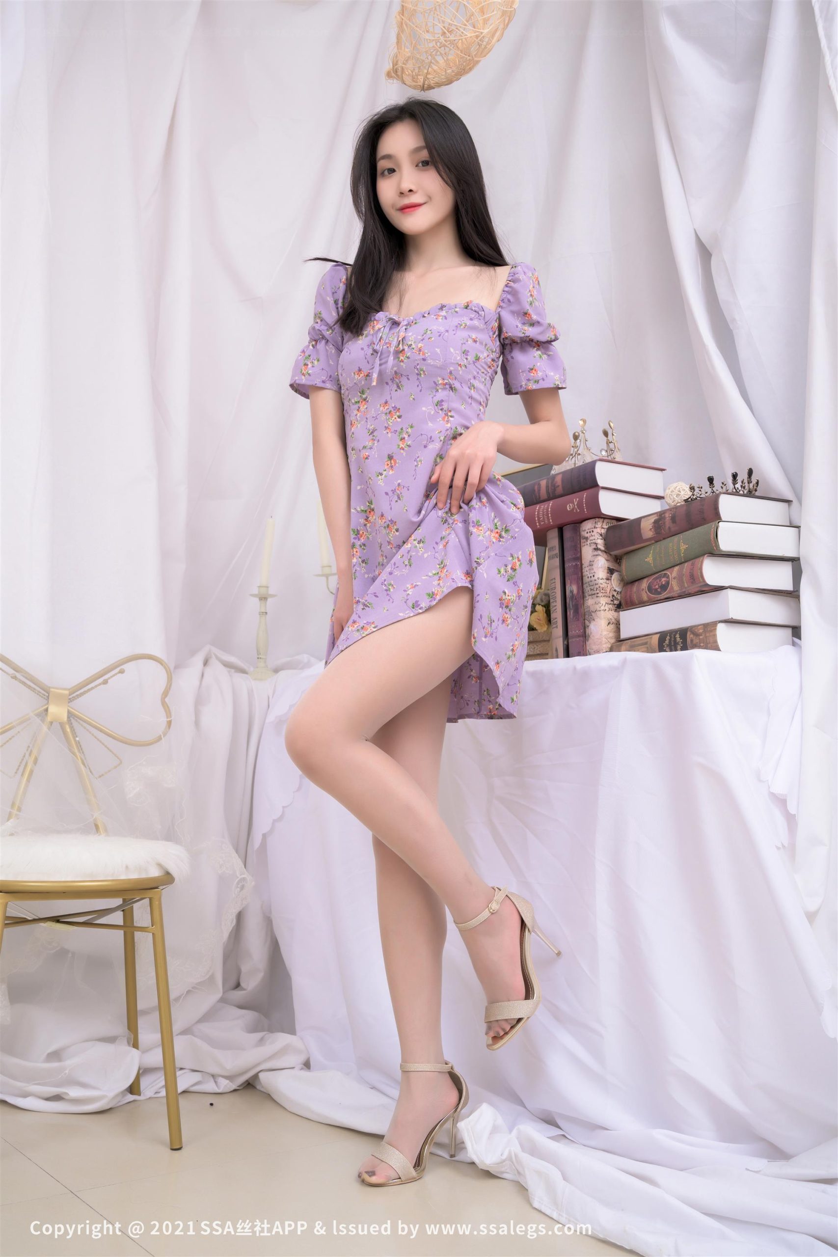 SSA 丝社 No.689 模特君君的肉丝袜 下