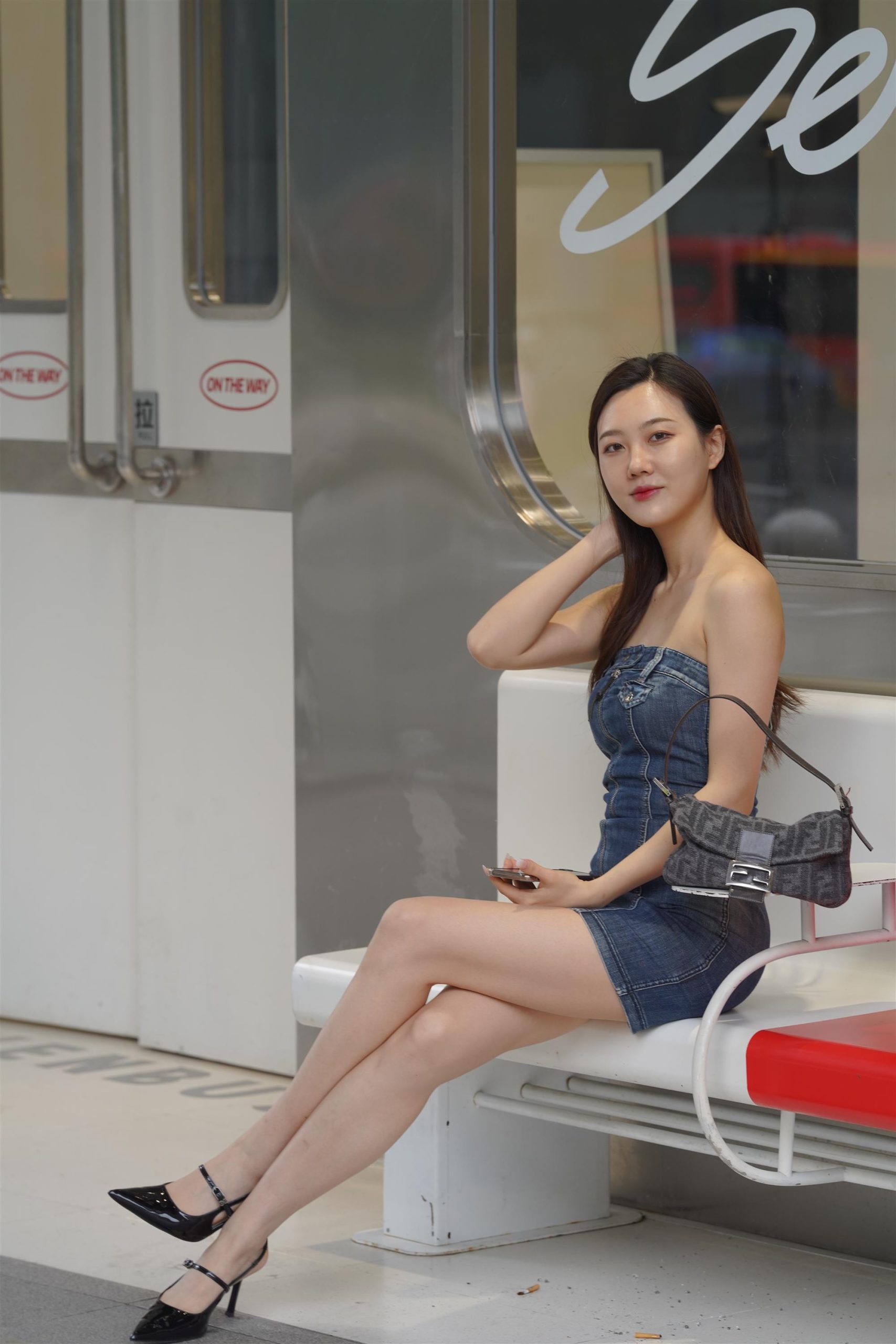 Street cowherd skirt [206P]