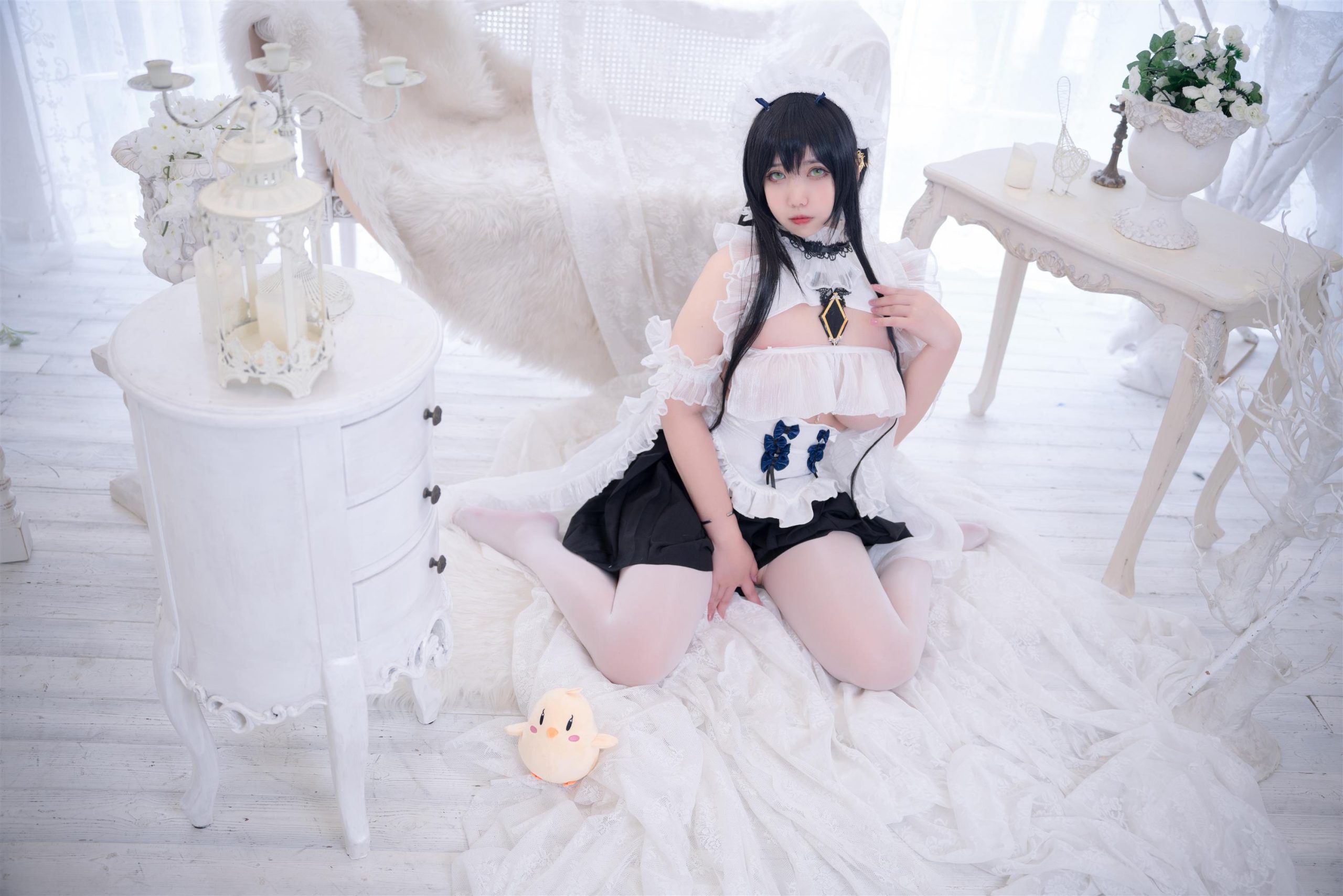 Cosplay Meroko 魅瞳 碧蓝航线 不挠女仆没干劲的小姐姐 [53P]